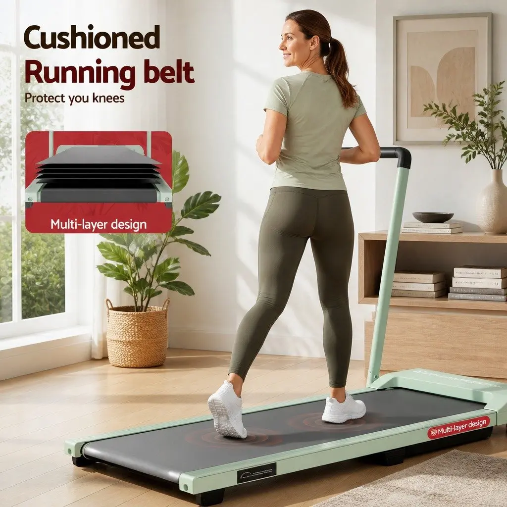Walking Pad Treadmill 3-in-1 Foldable Under Desk Home Gym Machine 12% Incline