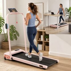 Your Friendly 3-in-1 Walking Pad Treadmill - Pink