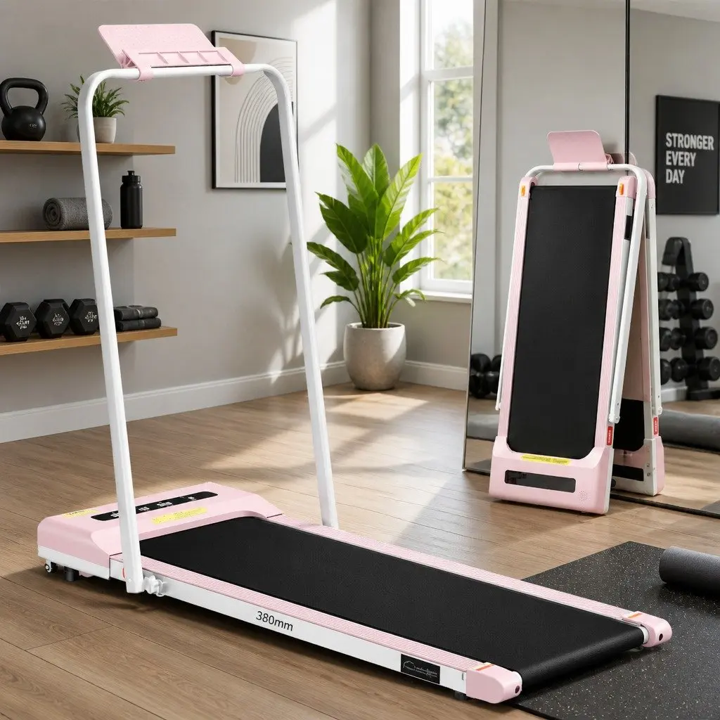 Electric Walking Pad Treadmill Foldable Under Desk Home Fitness Machine 380mm