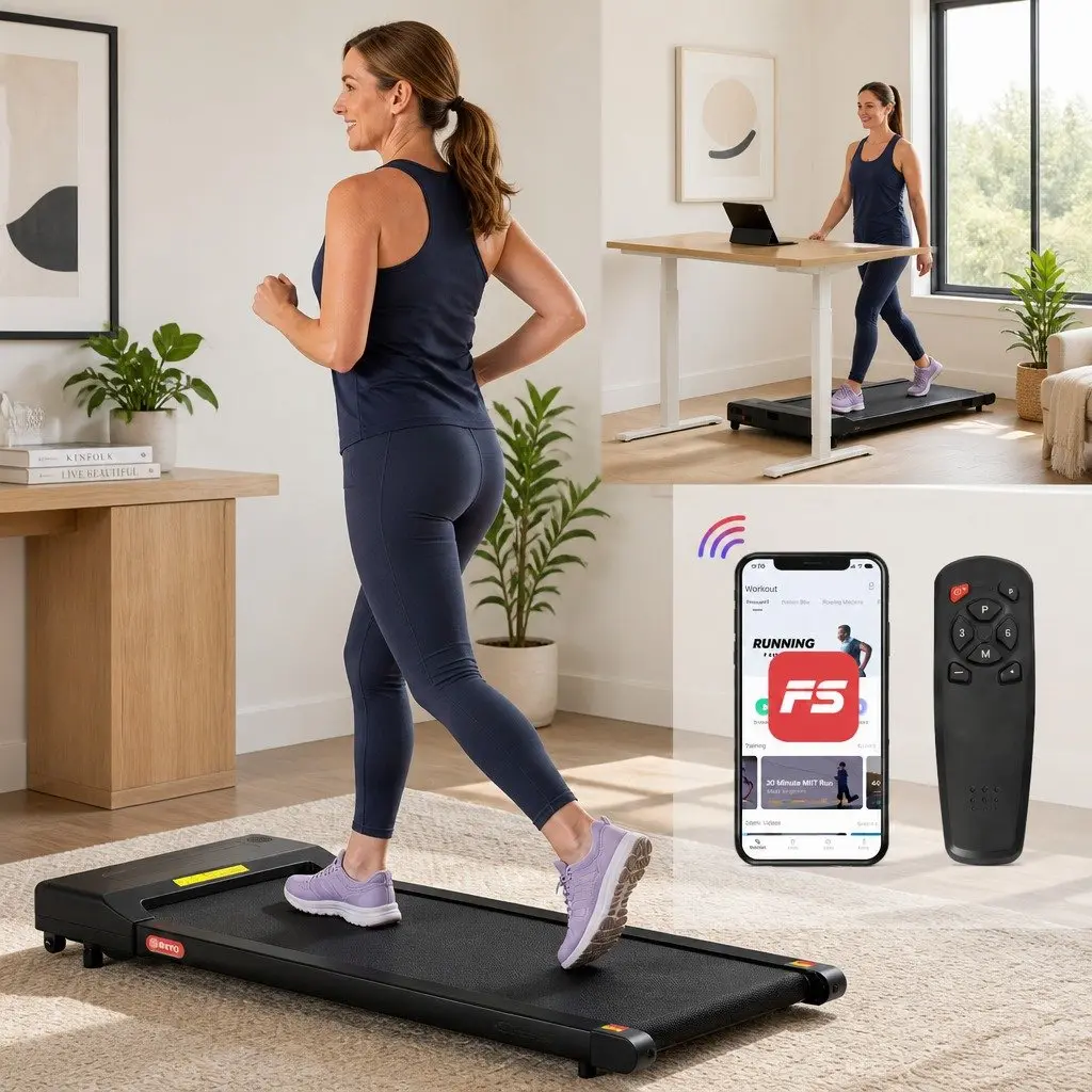 Electric Walking Pad Treadmill for Home Fitness