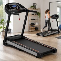 Compact Electric Treadmill with Essential Features