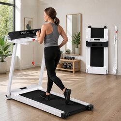 Compact Electric Treadmill – 12 Programs & Foldable