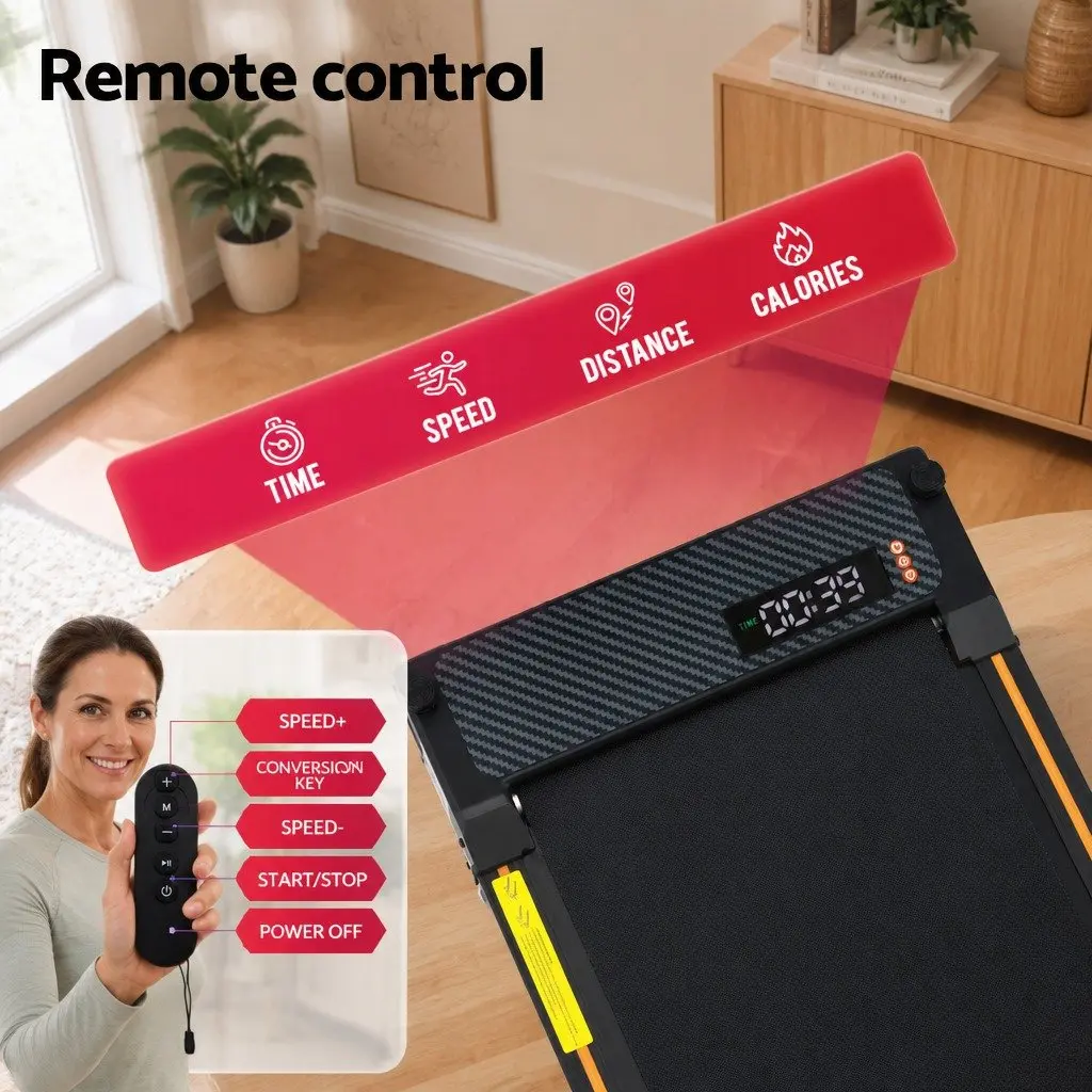 Walking Pad Treadmill Double Sided Running Foot Massage 380mm Belt Home Fitness