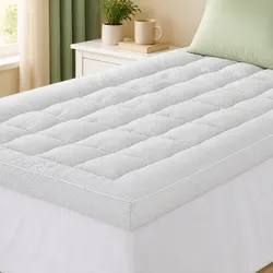 Concise 11cm Thick Bamboo Mattress Topper for King Single Beds