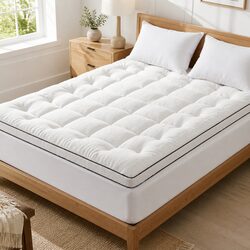 Queen Mattress Topper: 5cm Thick Pillowtop
