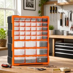 Compact 39-Drawer Tool Organizer with Practical Design