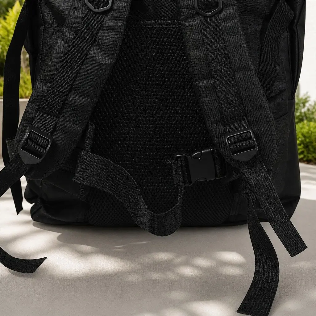 80L Military Tactical Backpack Hiking Camping Trekking Travel Rucksack Blue