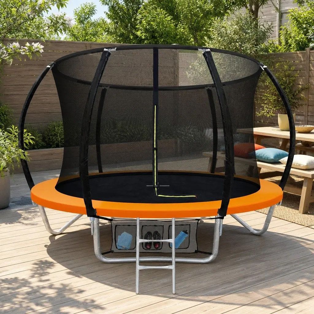 8FT Kids Trampoline with Ladder for Fun