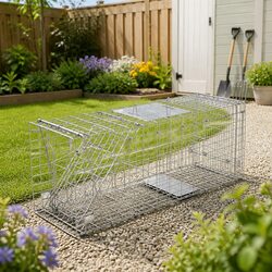 Large Humane Animal Trap Cage - Simple and Effective