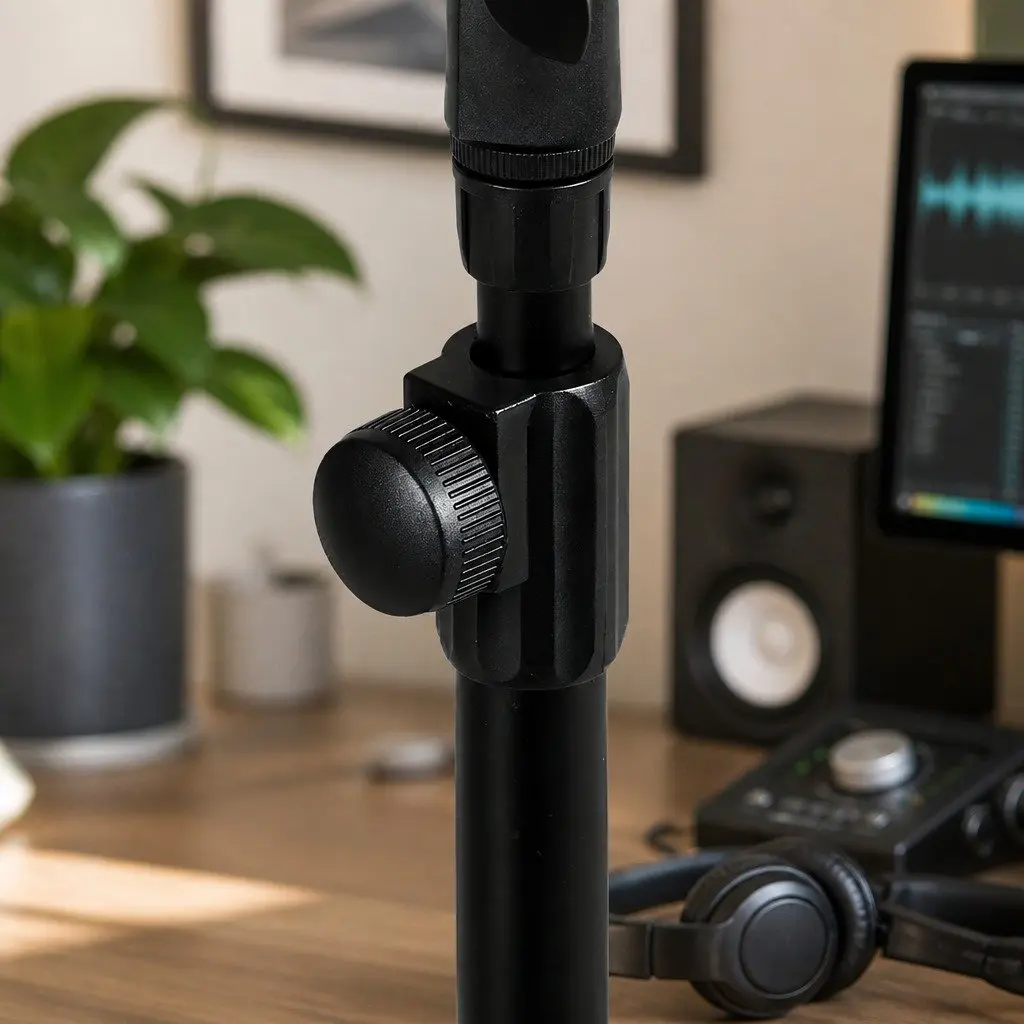 Desktop Microphone Stand with Flexibility