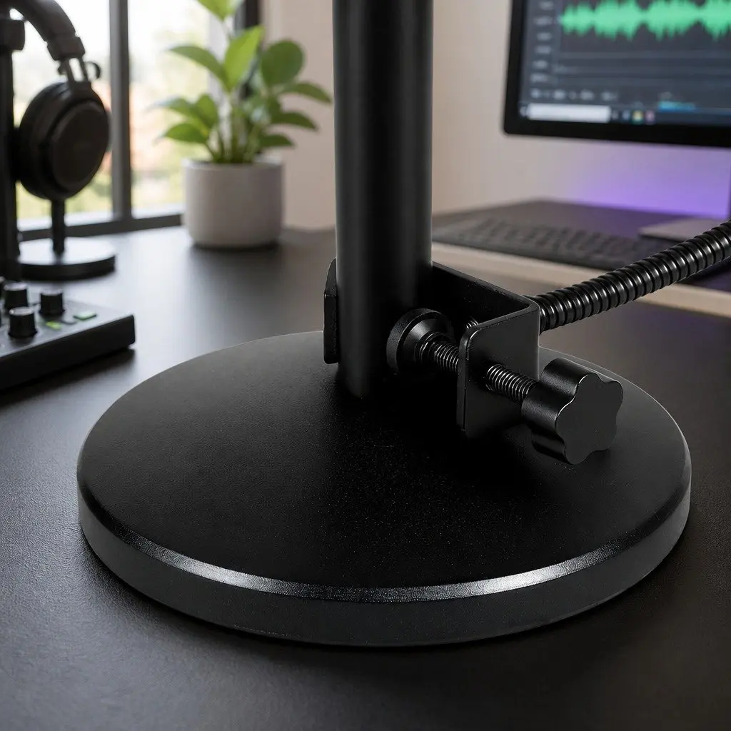 Desktop Microphone Stand with Flexibility