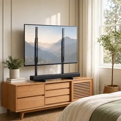 Compact Tabletop TV Stand for 24-86 Inch Screens