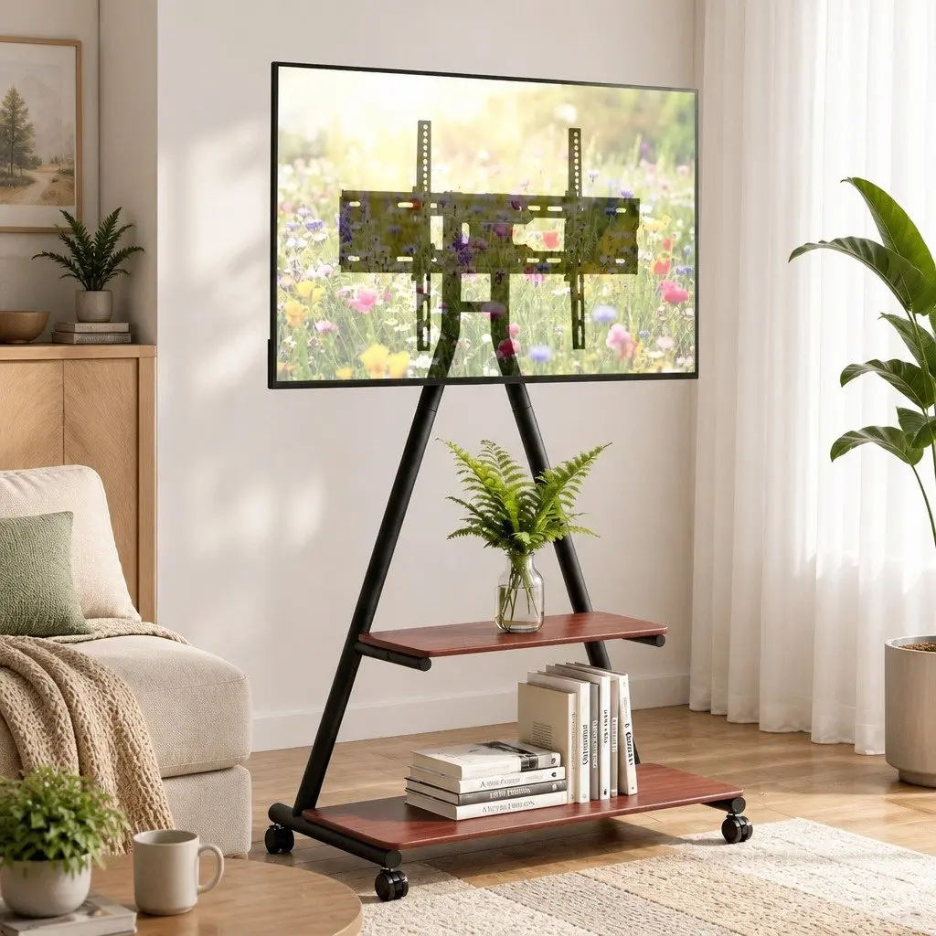 Mobile TV Stand for 32-75 Inch Televisions
