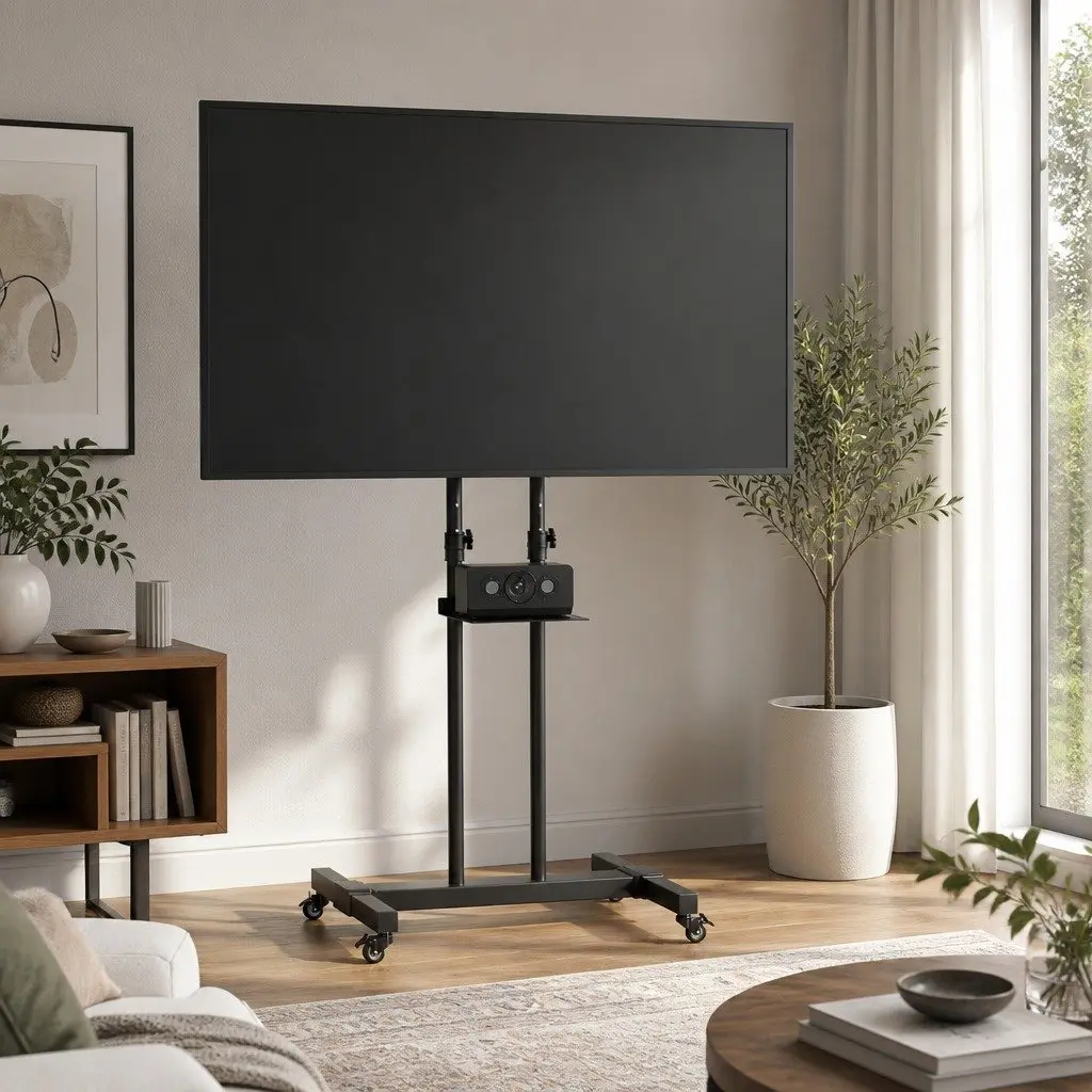 Mobile TV Stand for 23-65 Inch Displays