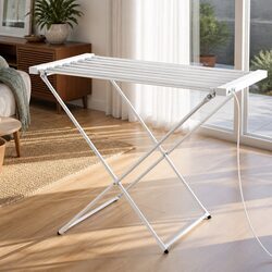 Compact 8-Bar Electric Towel Rail for Quick Drying