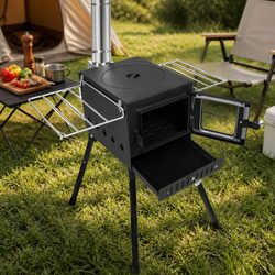 Compact and Versatile Portable Camping Oven