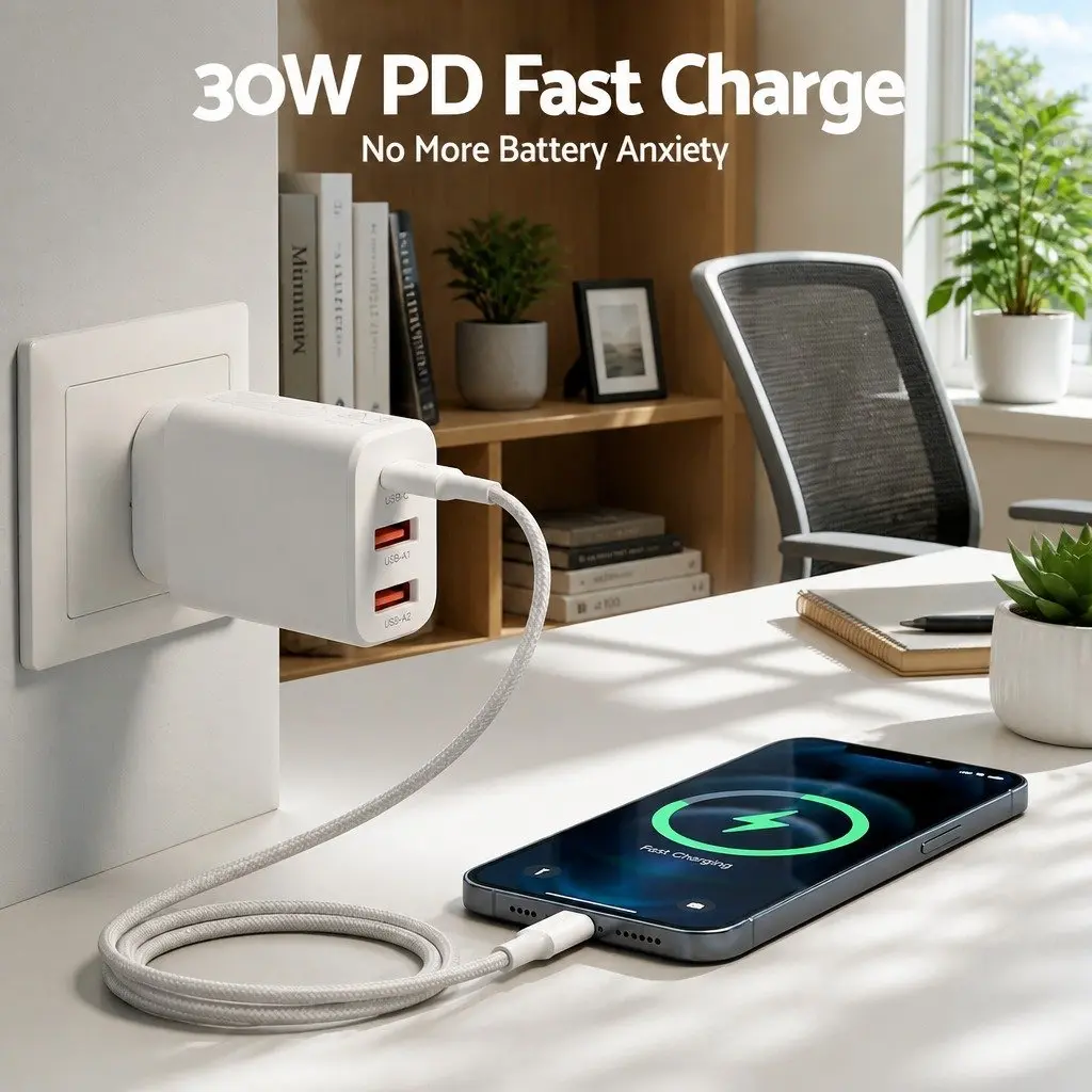 30W USB C Charger for Fast Charging
