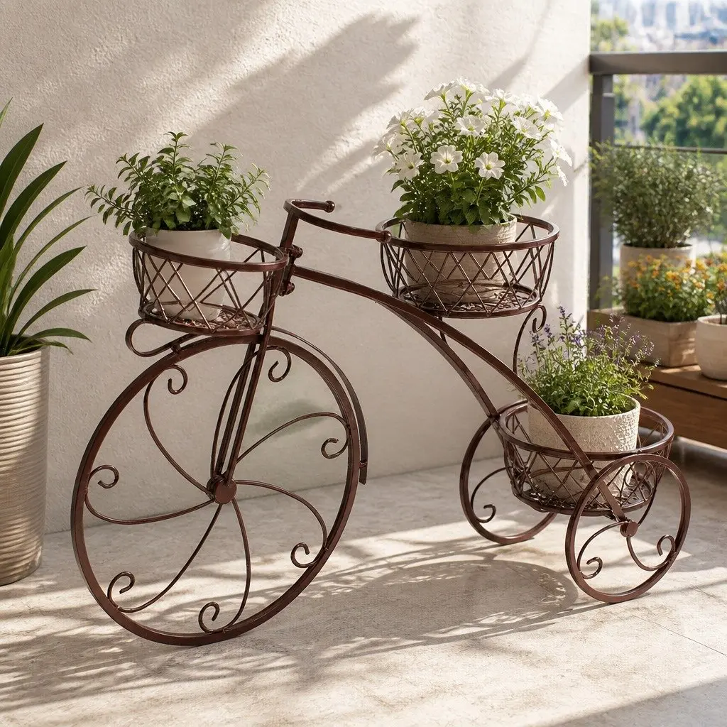 3-Tier Plant Stand for Outdoor & Indoor Use