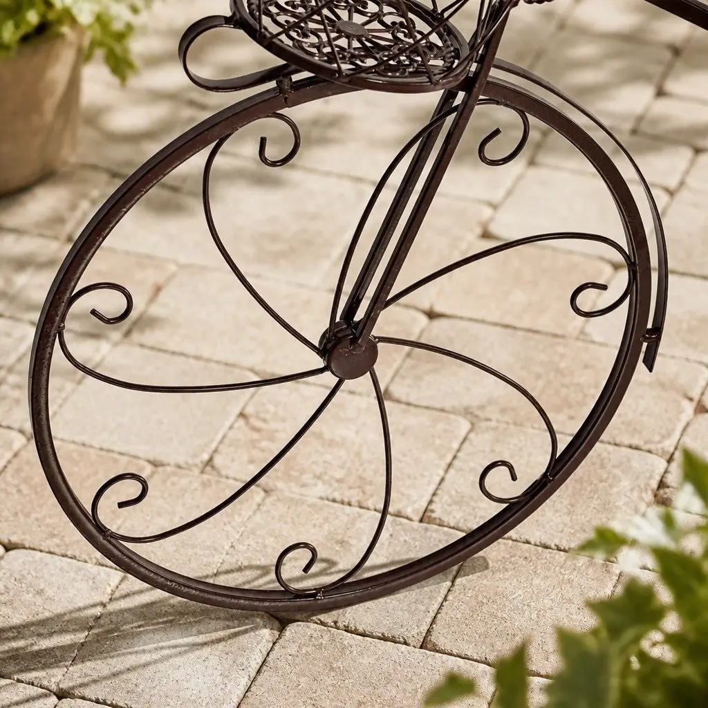 3-Tier Plant Stand Bronze Indoor Outdoor Space-Saving Display Rack