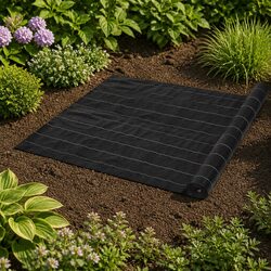 Weed Mat 1.83m x 50m UV-Resistant Garden Ground Cover Plant Control Fabric