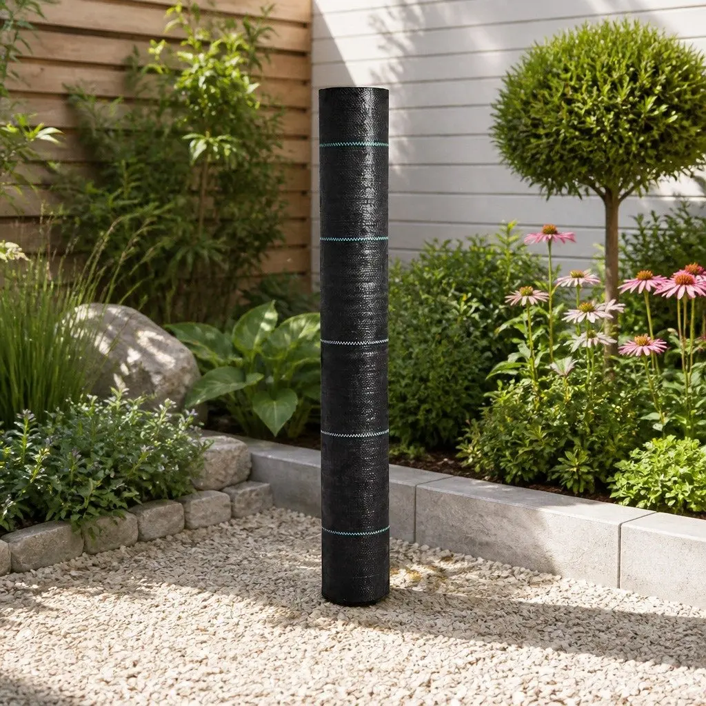Weed Mat Black 1.83m x 50m UV-Resistant Garden Ground Cover Plant Control Fabric