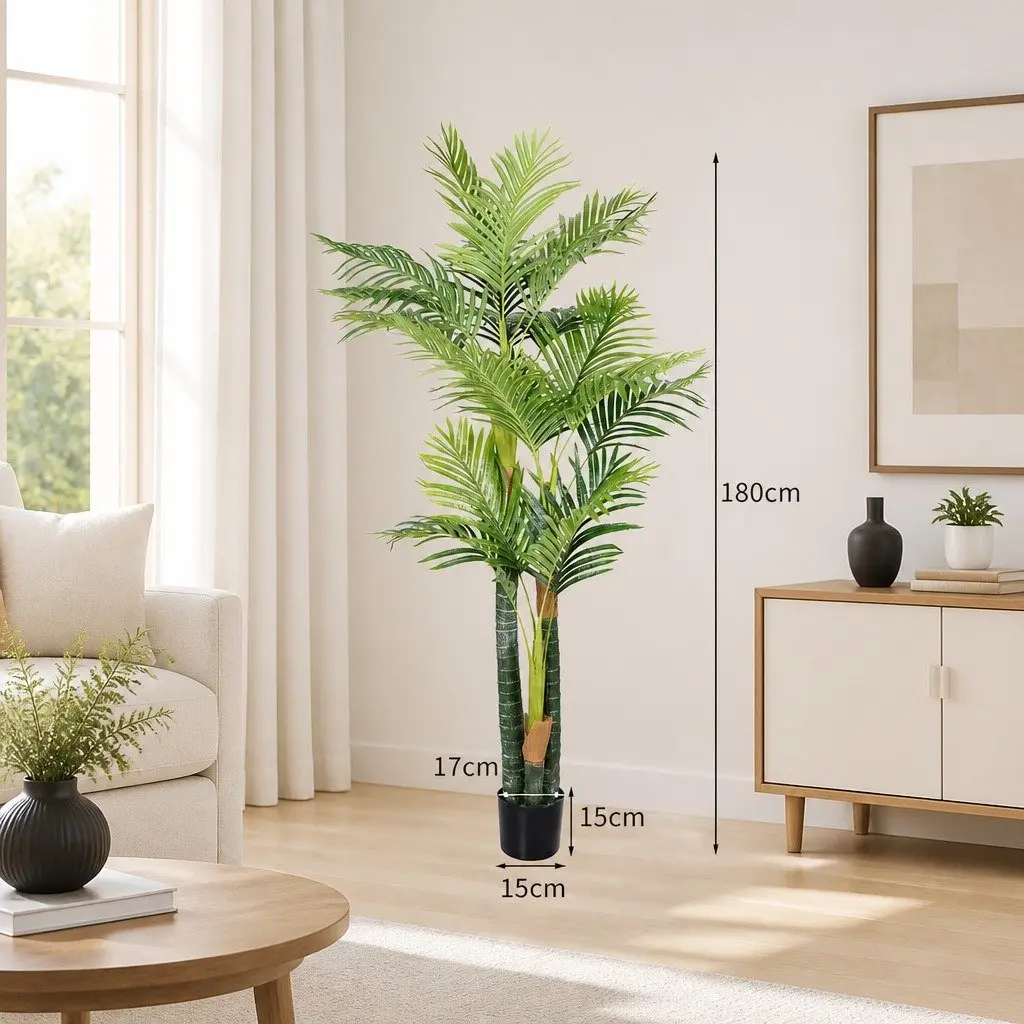 Artificial Plant Tree Green 180cm Maintenance Free Indoor Outdoor Decor
