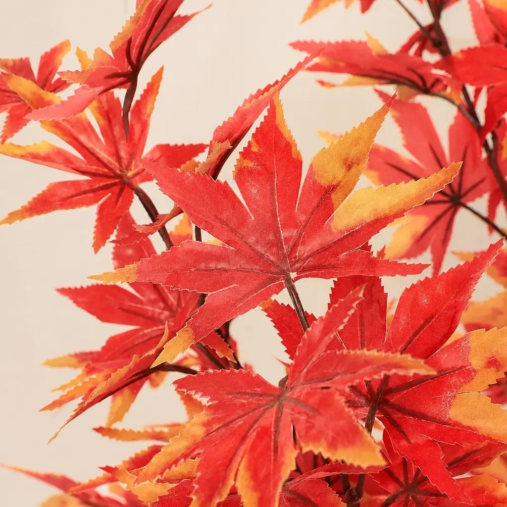 Artificial Plant Tree Red 180cm Indoor Outdoor Decorative Faux Foliage