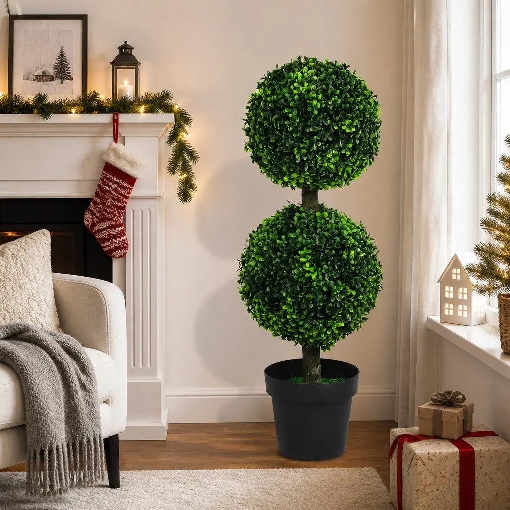 Double Ball Topiary Trees for Indoors and Outdoors
