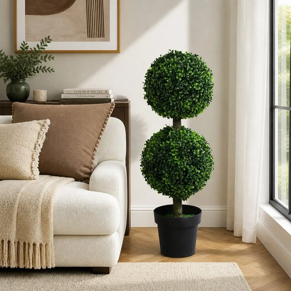 Double Ball Topiary Trees for Indoors and Outdoors