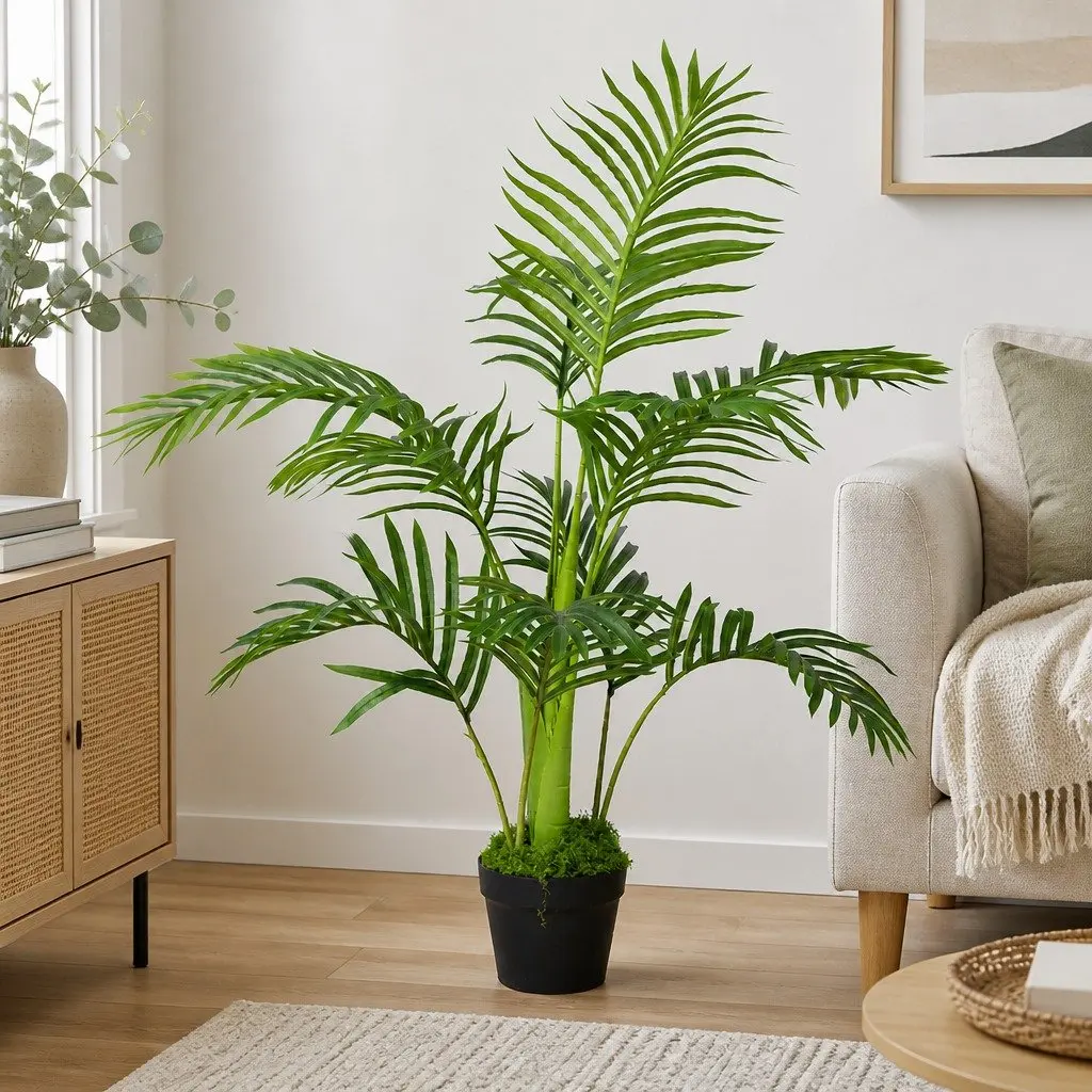 Artificial Oak Tree Green 95cm Flexible Branches Silk Leaves Indoor Plant