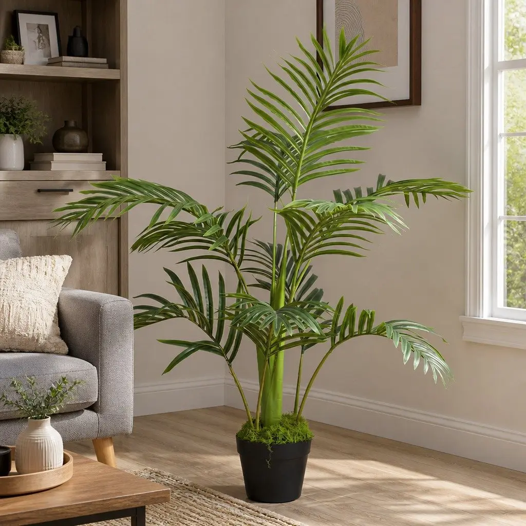 Artificial Oak Tree Green 95cm Flexible Branches Silk Leaves Indoor Plant