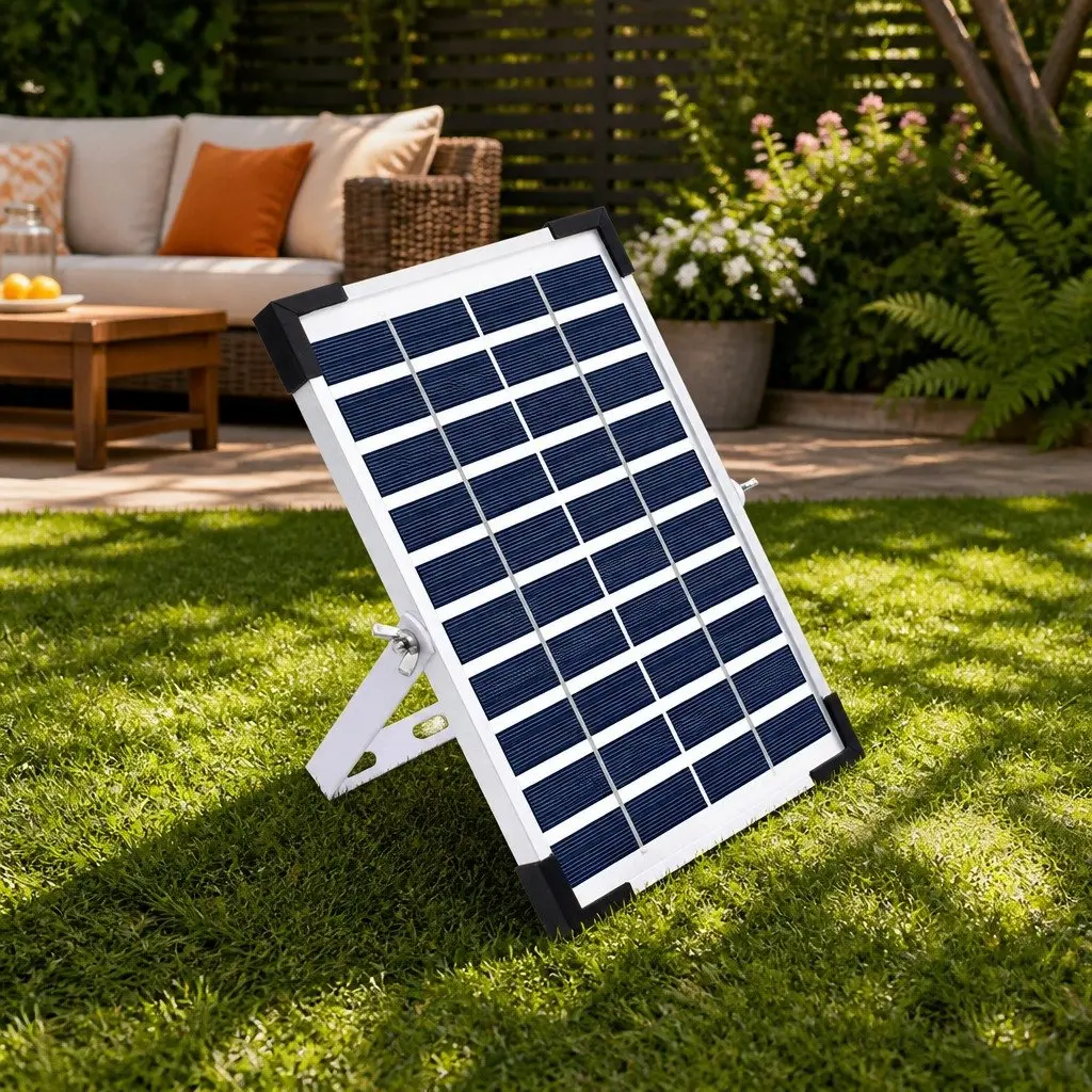Solar Fountain Black 5W Outdoor Water Feature 8 Nozzles