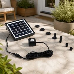 Compact Solar Water Fountain Pump Kit for Easy Use
