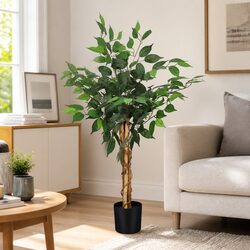 90CM Lifelike Fake Tree with Stunning Green Leaves