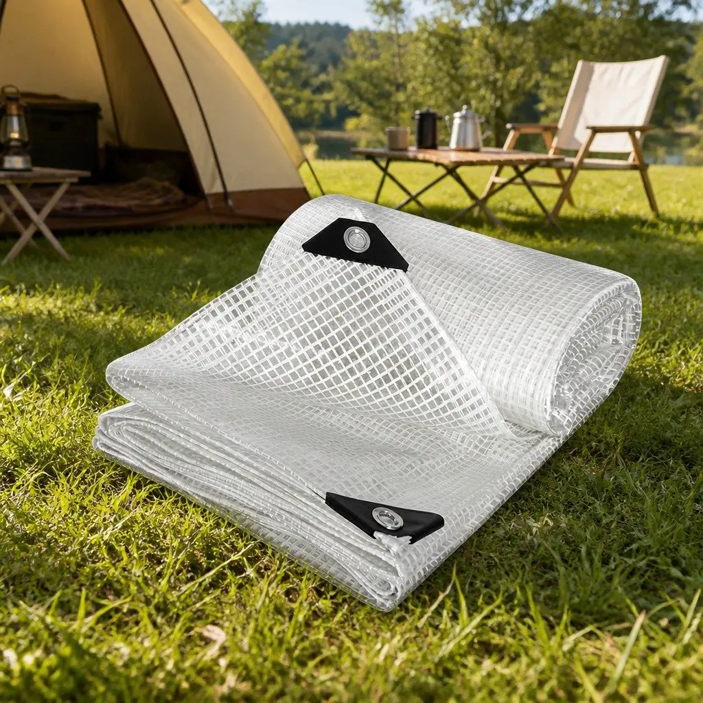 Heavy Duty Clear Tarp 200GSM Waterproof Outdoor All-Weather Protection