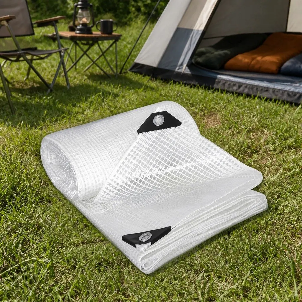 Clear Tarpaulin for Camping Needs 6.1m x