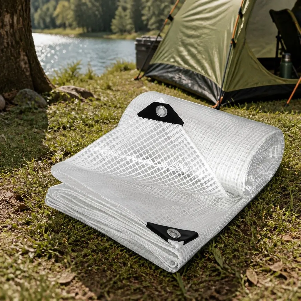 Clear Tarpaulin for Camping Needs 6.1m x