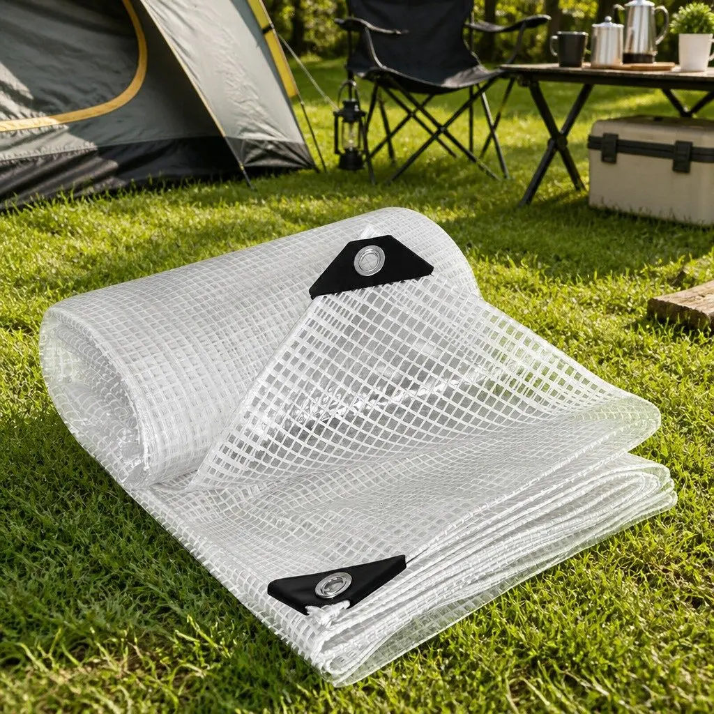 Clear Tarpaulin for Camping Needs 6.1m x