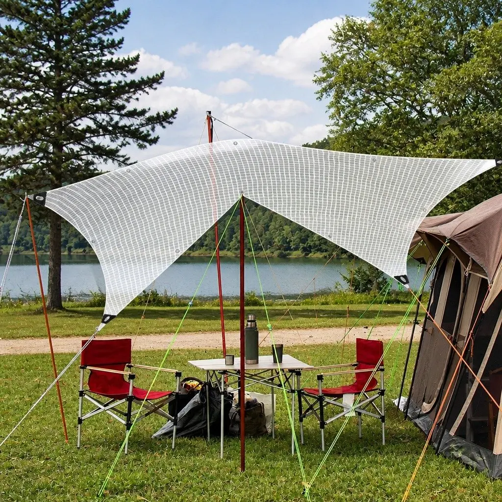 Clear Tarpaulin for Camping Needs 6.1m x
