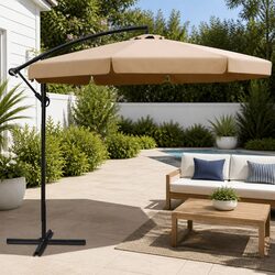 Stylish and Functional 3m Cantilever Umbrella for Outdoors
