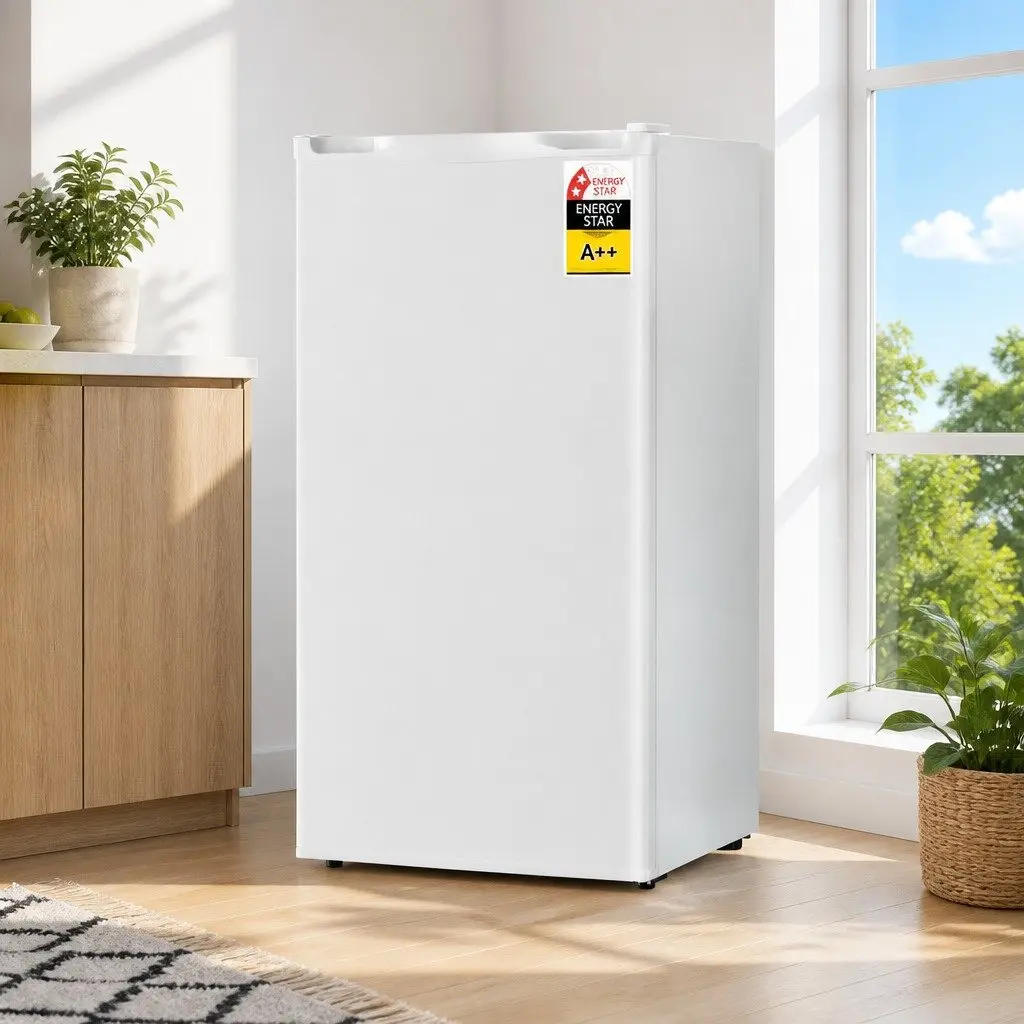 81L Upright Freezer White Compact Fridge Freezer Energy Efficient Fast Freezing