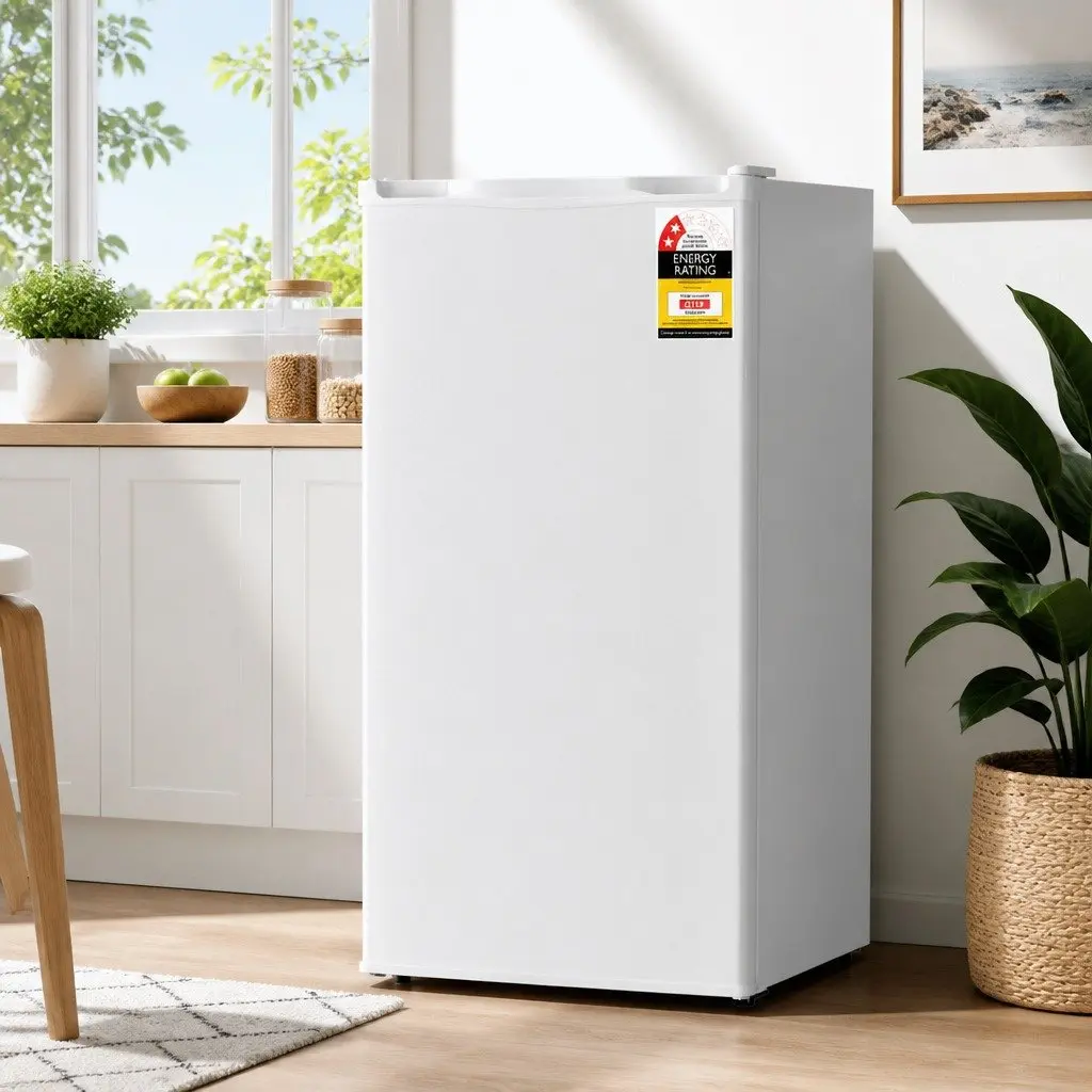 81L Upright Freezer White Compact Fridge Freezer Energy Efficient Fast Freezing