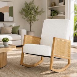 Rocking Chair with Vintage Design and Comfort