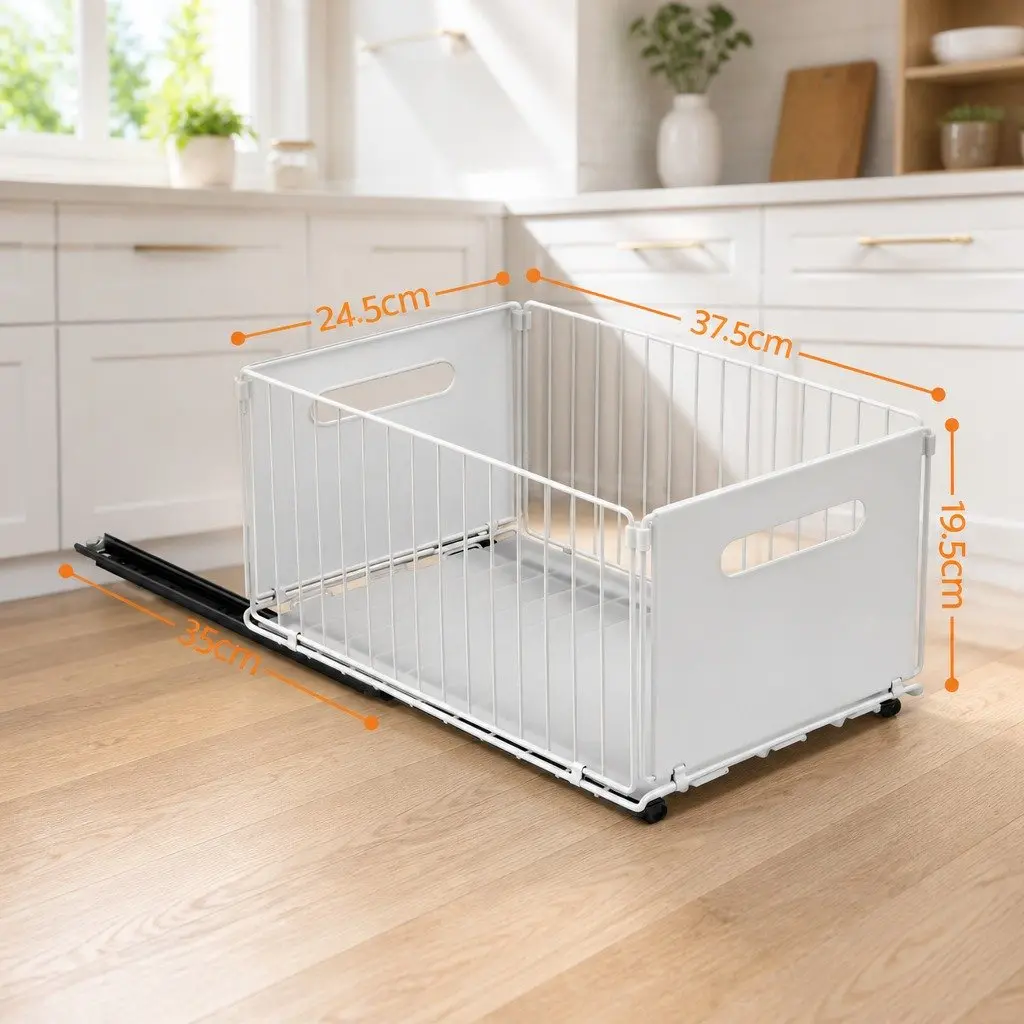 4 Pack Pull Out Kitchen Drawers for Cabinets