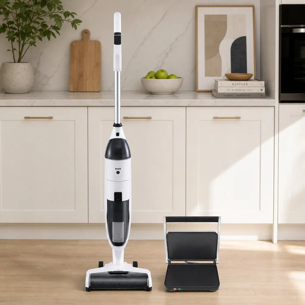 Cordless Wet Dry Vacuum Mop and Sandwich Press Combo