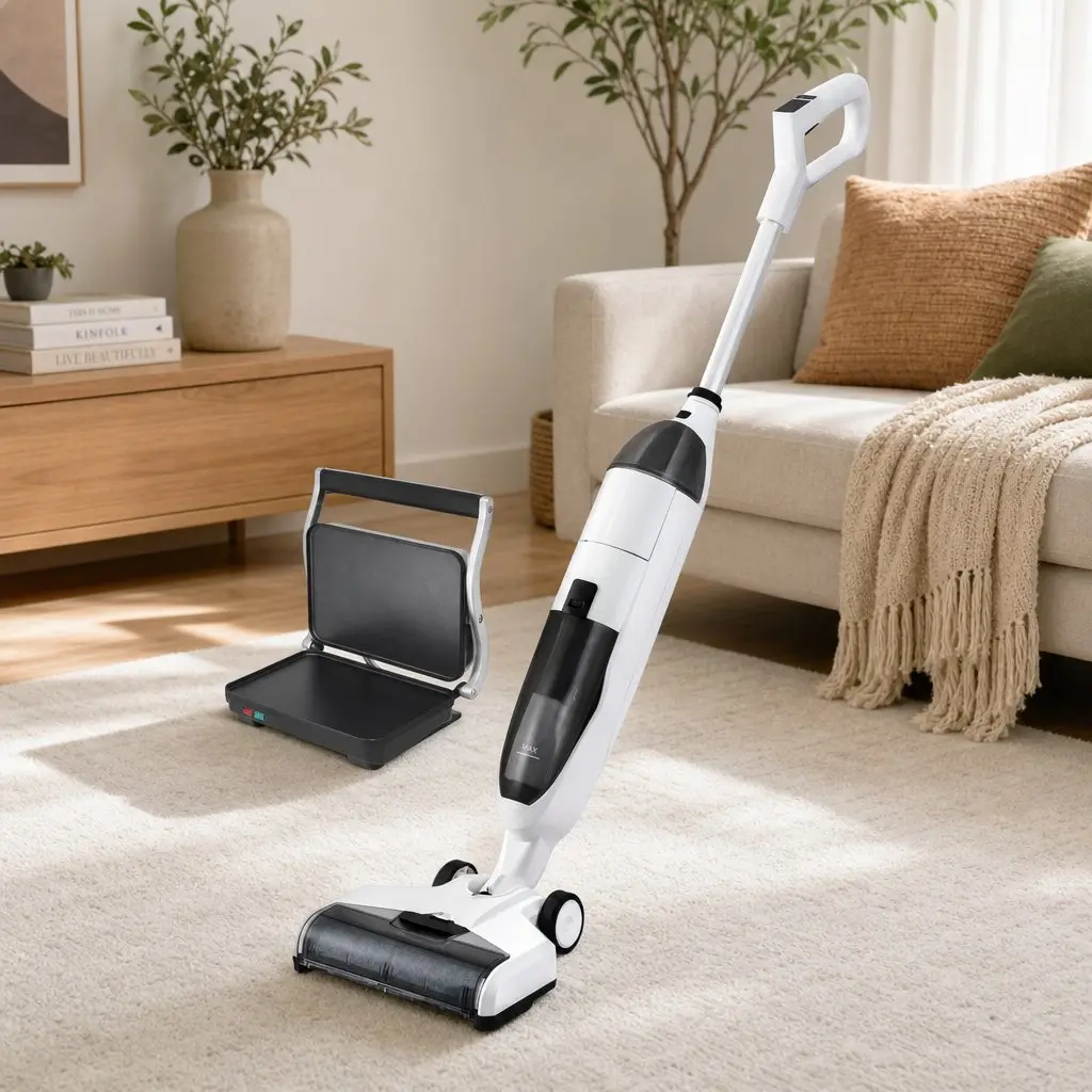 Cordless Wet Dry Vacuum Mop and Sandwich Press Combo