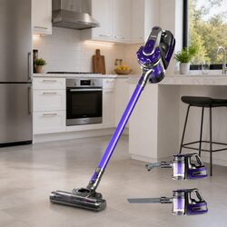 Compact Cordless Vacuum Cleaner with Strong Suction