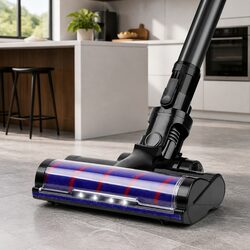 Motorised Roller Brush Head Stick Vacuum Cleaner Attachment Black