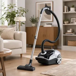 Efficient Bagged Canister Vacuum Cleaner with Strong Suction