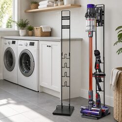 Freestanding Handstick Vacuum Cleaner Stand Tower Storage Organizer Black